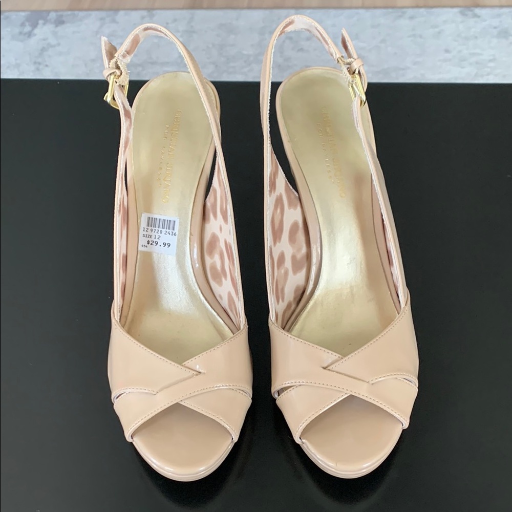 Elegant Nude Slingback Heels